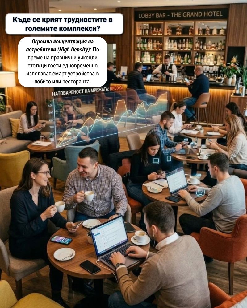 Огромна концентрация на потребители (High Density)