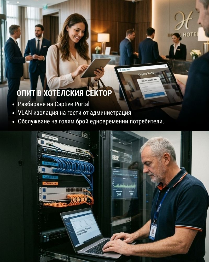 Опит в хотелския сектор